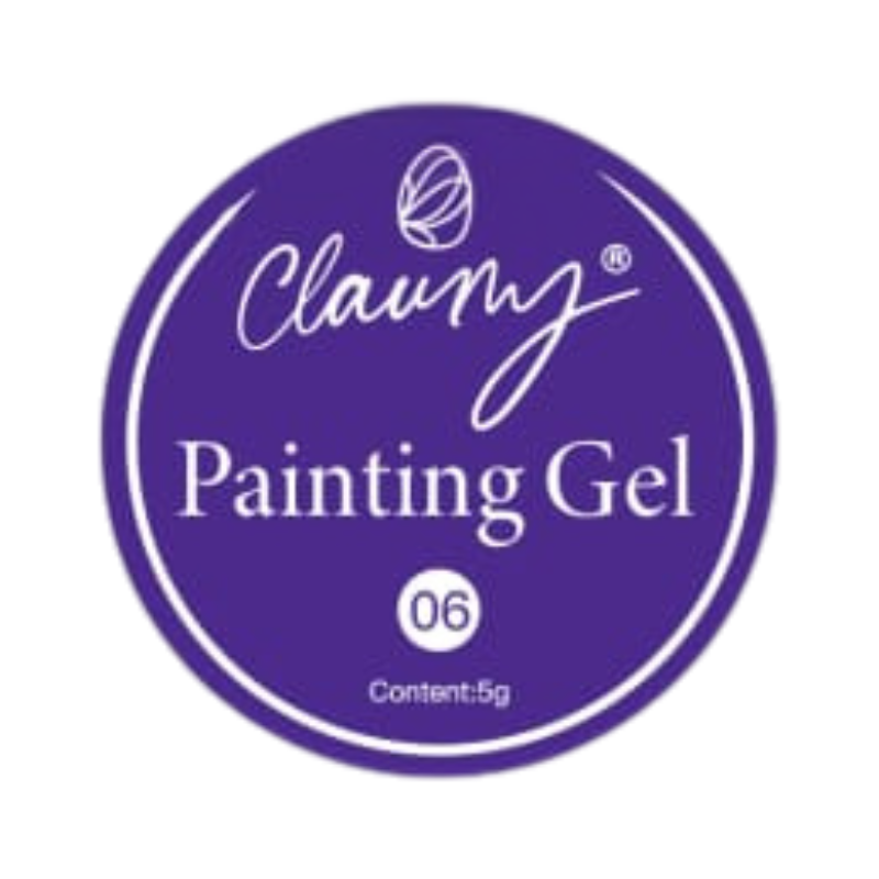 Claumy Ultra Pigmented Painting Gel 06 Violet 5g | Vibrant and Long-Lasting Colors