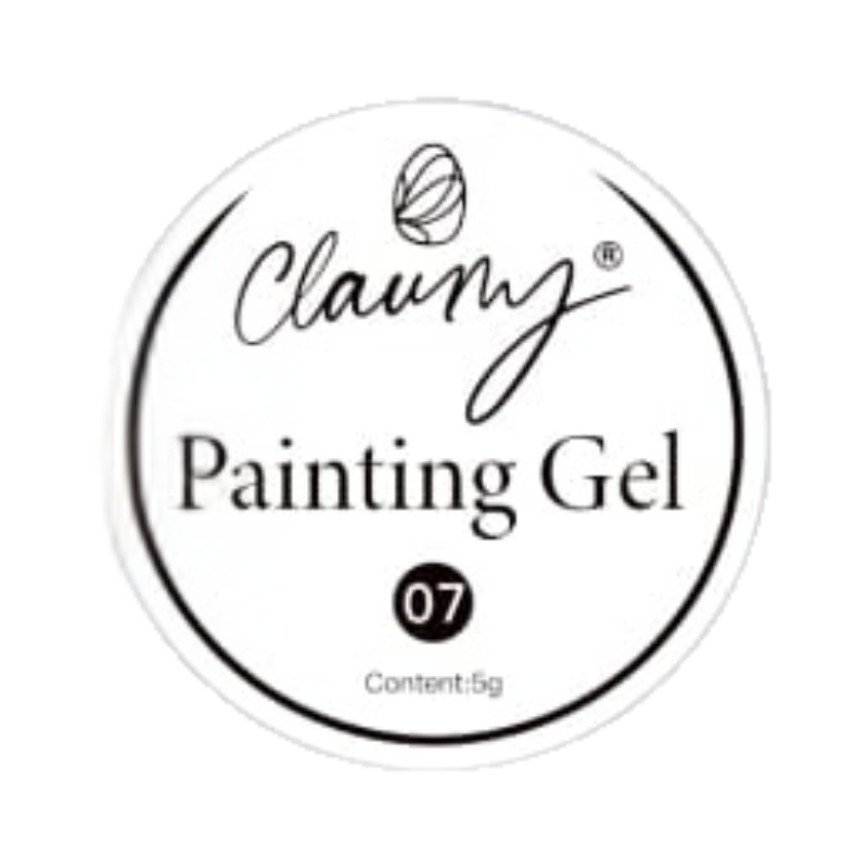 Claumy Ultra Pigmented Painting Gel 10 White - 5g | Vibrant and Long-Lasting Colors