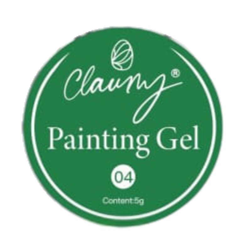 Claumy Ultra Pigmented Painting Gel 04 Green 5g | Vibrant and Long-Lasting Colors