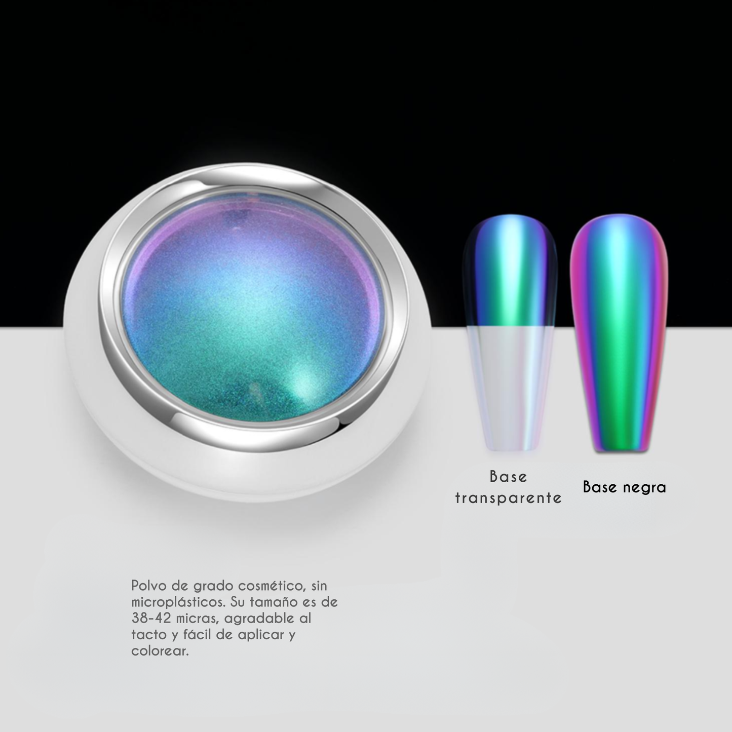 Aurora Chameleon AP0505 – Pigmento Aurora Azul-Verde Galáctico Ultrafino