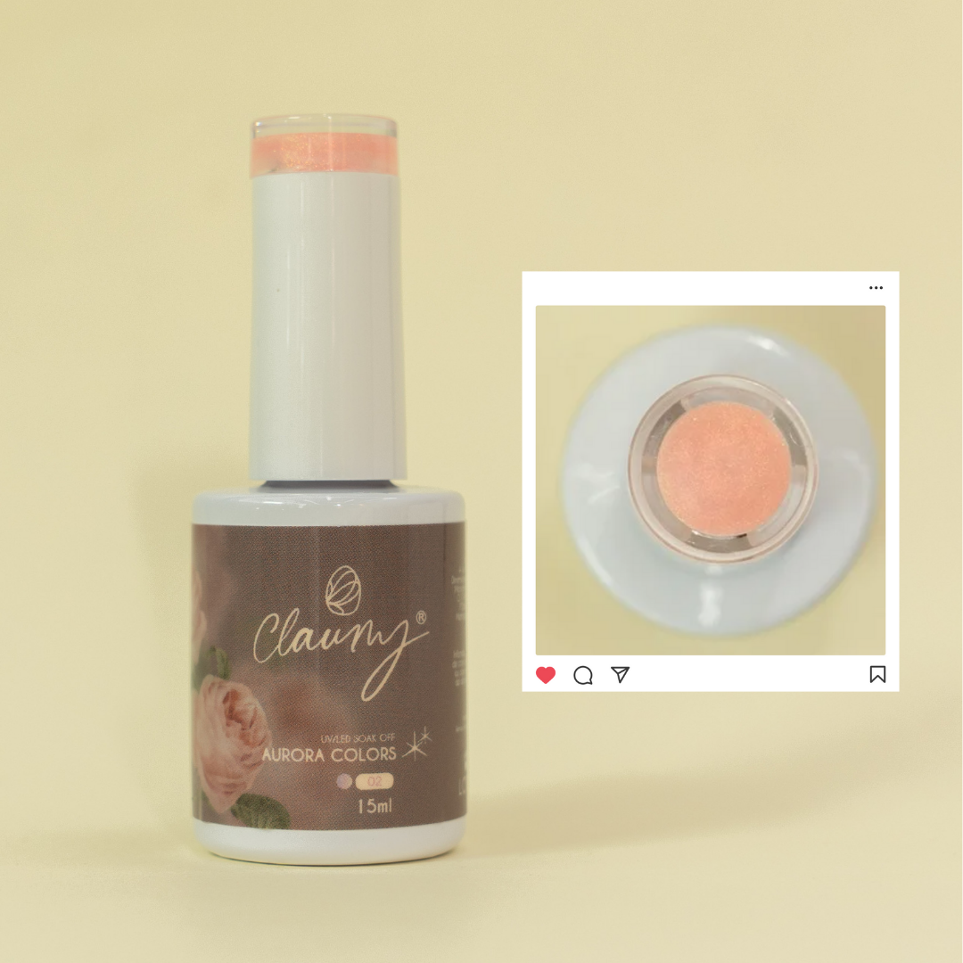 ✨ Aurora Colors Claumy Nº 02 – Melocotón Solar