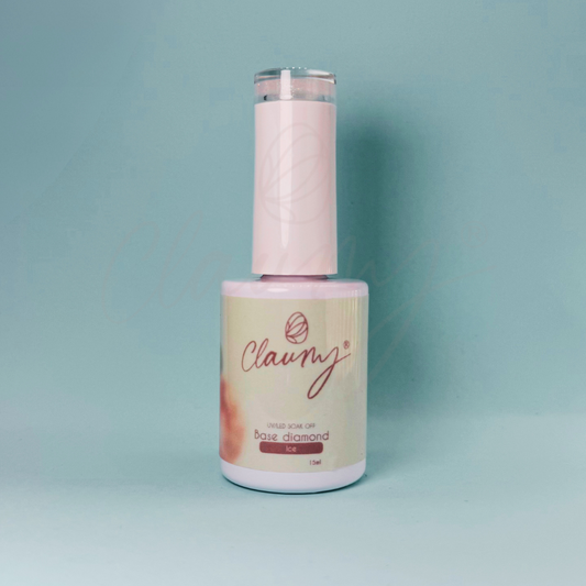 Base Diamond Ice ·15 ml · Efecto hielo con micro-destellos plata