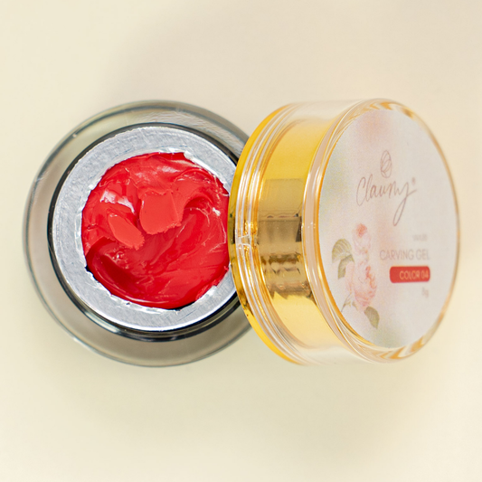 Carving Gel Claumy - Color 04 (Rojo Vibrante)