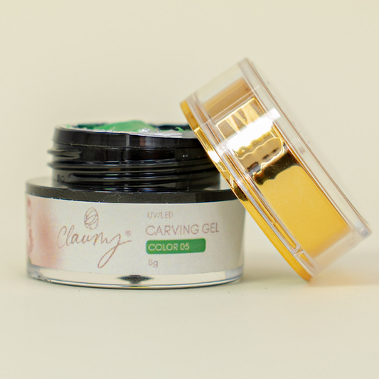 Carving Gel Claumy - Color 05 (Verde Intenso)