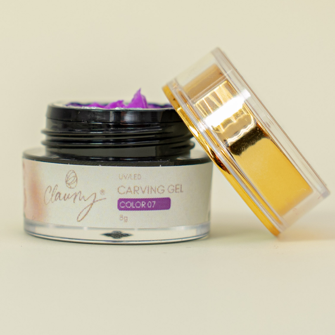 Carving Gel Claumy - Color 07 (Morado Vibrante)