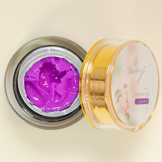 Carving Gel Claumy - Color 07 (Morado Vibrante)
