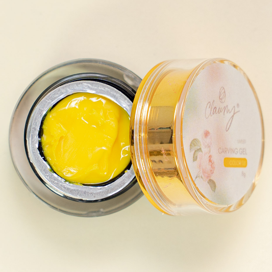 Carving Gel Claumy - Color 08 (Amarillo Luminoso)