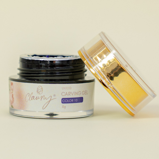Carving Gel Claumy - Color 10 (Violeta Brillante)