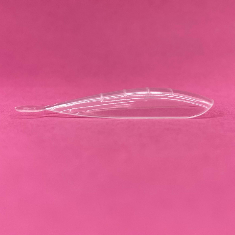 Dual or Professional ALMOND Shaped Nail Molds - Claumy Dual System, 120 Reusable Pieces
