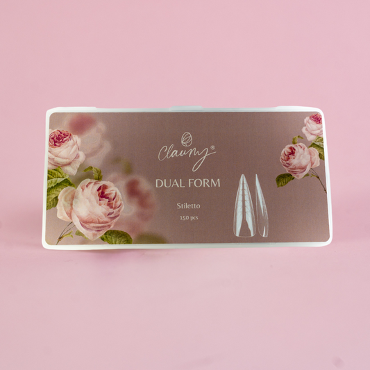 Dual or Professional SQUARE Shaped Nail Molds - Claumy Dual System, 120 Reusable Pieces