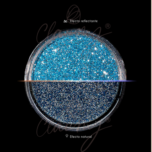 🌟 Micro Purpurina Reflective Power Sapphire Flash RF0204