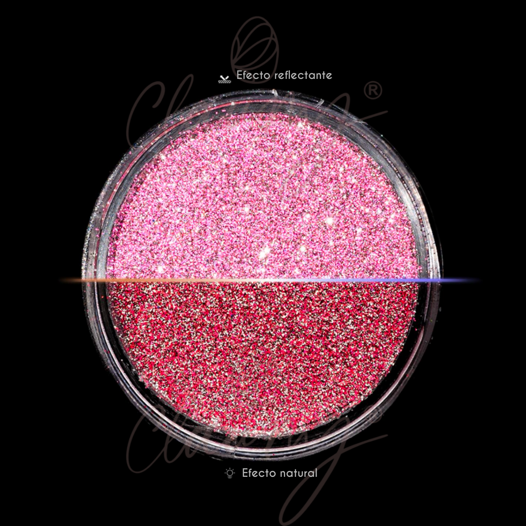 🌟 Micro Purpurina Reflective Power Rose Flash RF0208