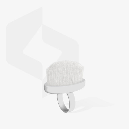 Cepillo-Anillo para Manicura EXPERT 03 Mini (10 uds.) – Limpieza Profesional de Polvo de Uñas