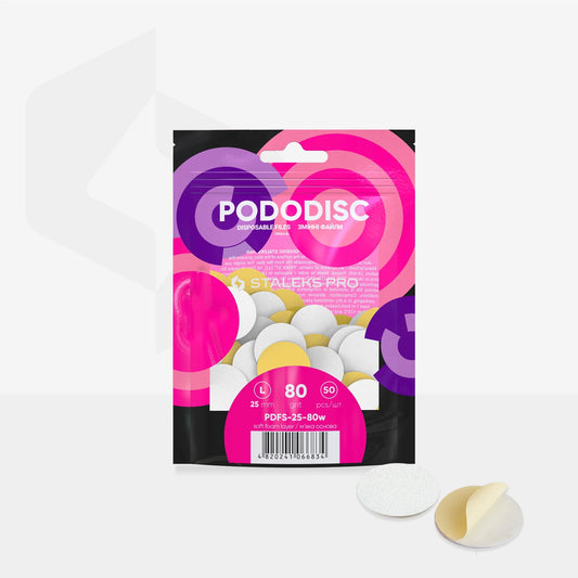 RECAMBIOS DISCOS PODODISK L- GRANO 80 (50 UD)