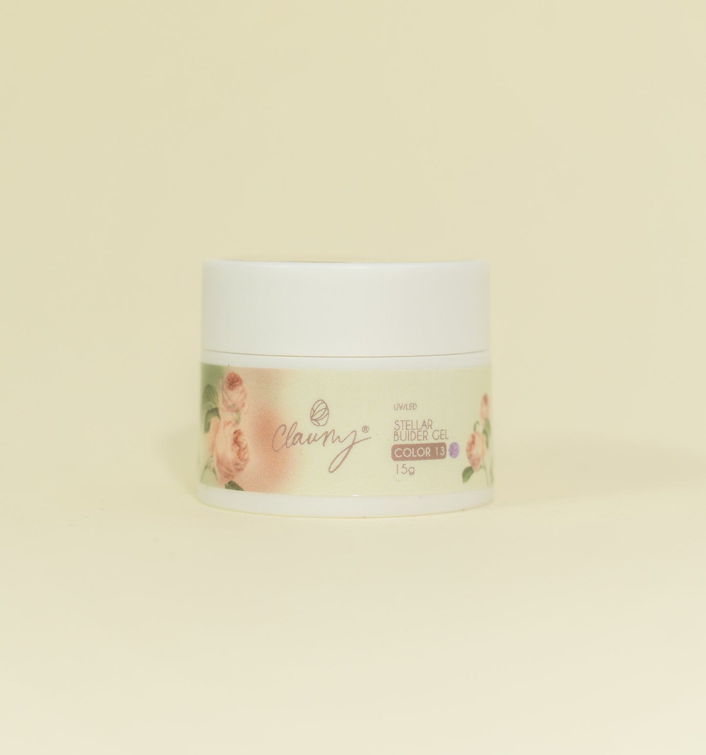 💜 Gel Builder Stellar Claumy Nº 13 – Lila Místico con Micro Purpurina