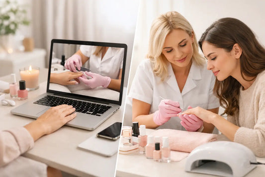 Curso uñas online o presencial: cuál te conviene