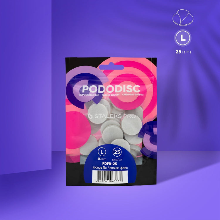 RECAMBIOS PARA PODODISC L- Esponja Pulidora  (25 UD) - Academia Claumy Velazquez
