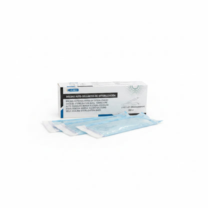 Bolsas de Esterilización 90x260 mm – Bolsas de auto sellado (Pack 200 uds)