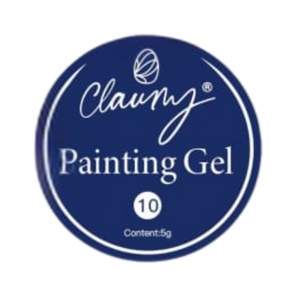 Gel Painting Ultra Pigmentado de Claumy 07 Azul Oscuro- 5g | Colores Vibrantes y de Larga Duración