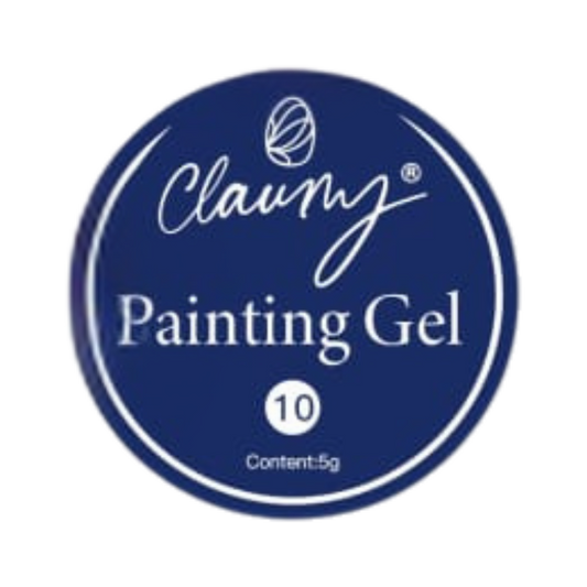 Gel Painting Ultra Pigmentado de Claumy 07 Azul Oscuro- 5g | Colores Vibrantes y de Larga Duración