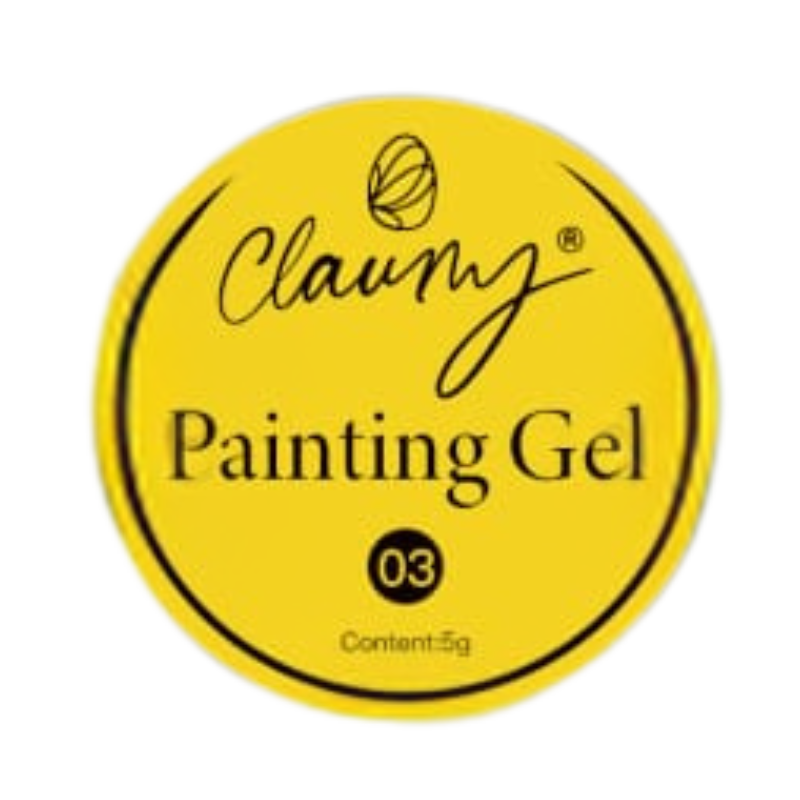 Gel Painting Ultra Pigmentado de Claumy 03 Amarillo- 5g | Colores Vibrantes y de Larga Duración