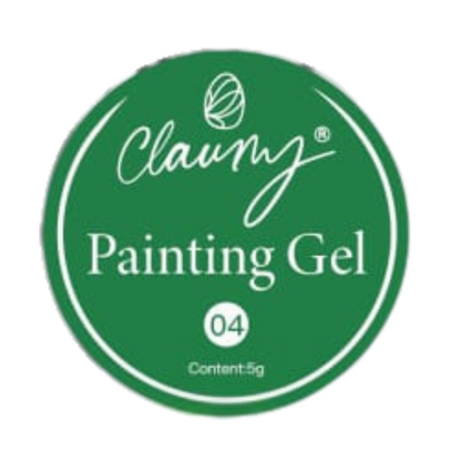 Gel Painting Ultra Pigmentado de Claumy 04 Verde 5g | Colores Vibrantes y de Larga Duración