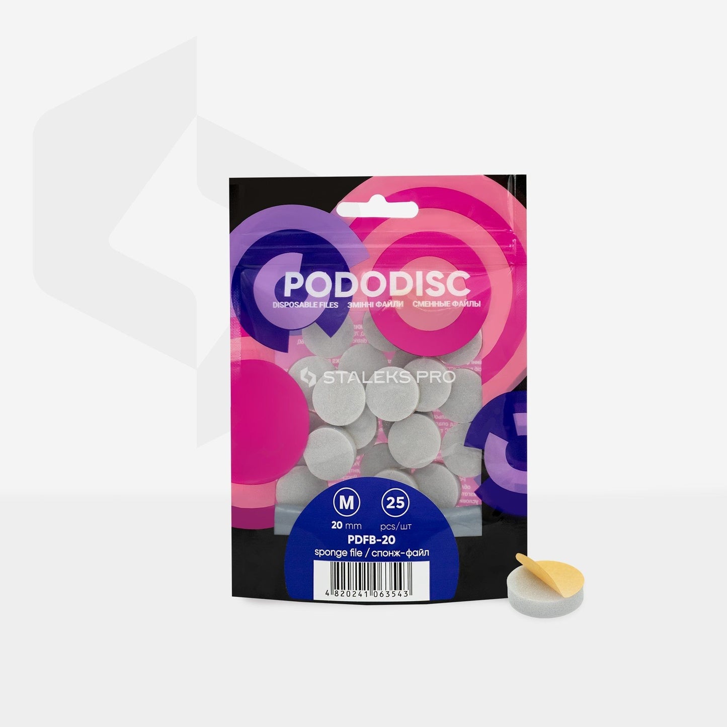 RECAMBIOS PARA PODODISC M - Esponja Pulidora  (25 UD)