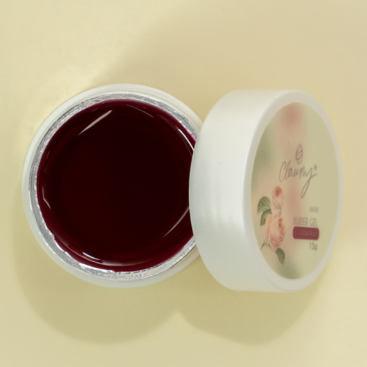 ❤️ Gel Builder Color Claumy Nº 24 – Rojo Rubí Glass