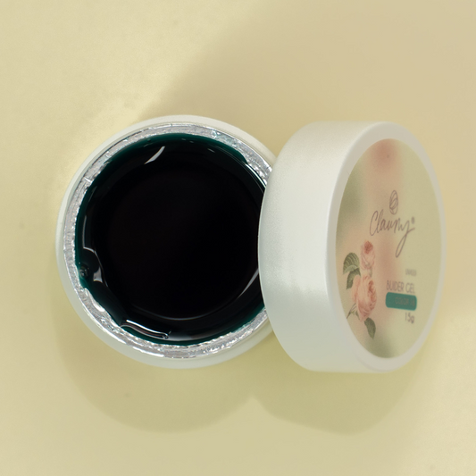 ⚫ Gel Builder Color Claumy Nº 25 – Negro Intenso