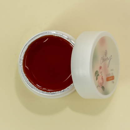 ❤️ Gel Builder Claumy Nº 17 – Rojo Ámbar Glass