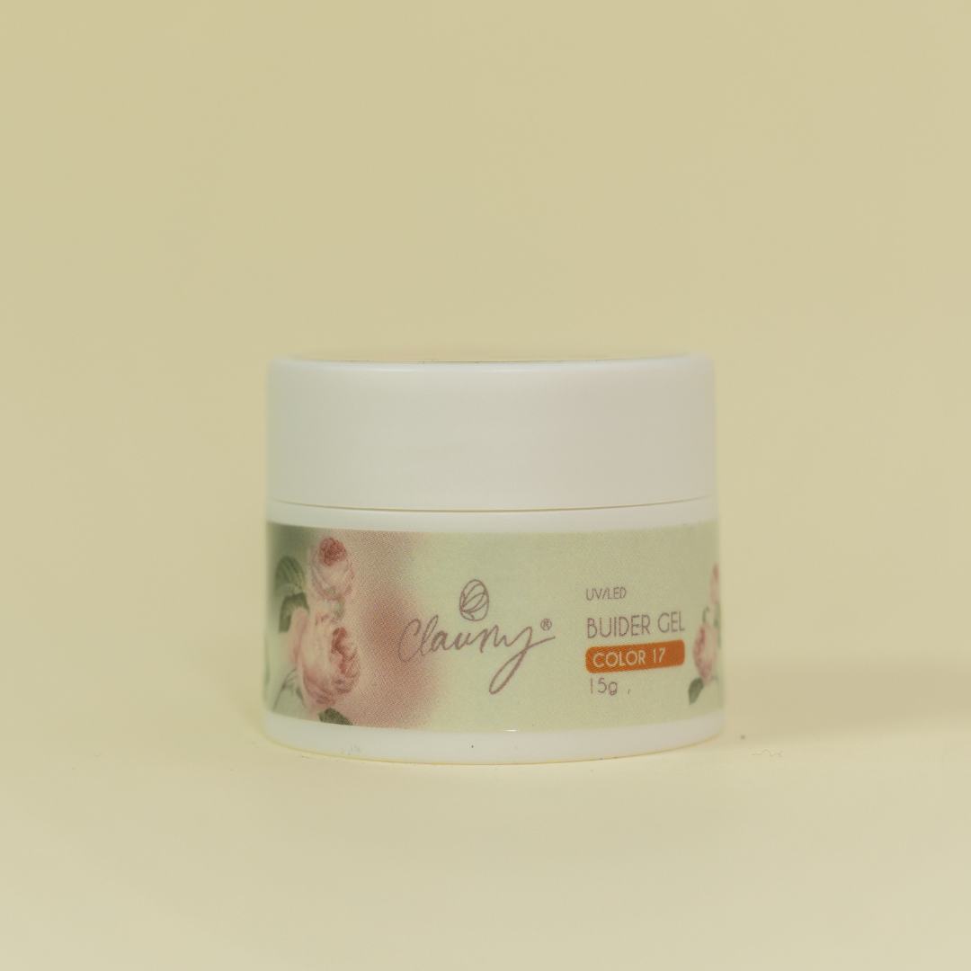 ❤️ Gel Builder Claumy Nº 17 – Rojo Ámbar Glass