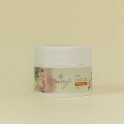 ❤️ Gel Builder Claumy Nº 17 – Rojo Ámbar Glass