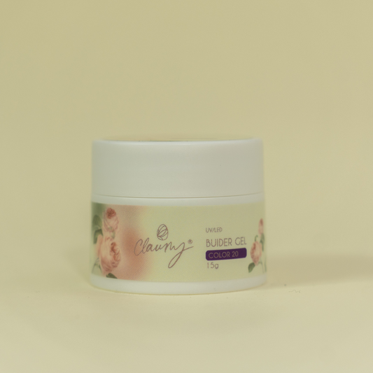 💜 Gel Builder Color Claumy Nº 20 – Morado Glass