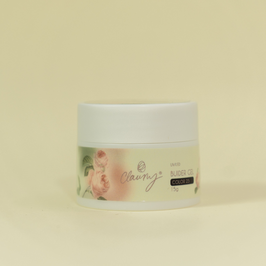 ⚫ Gel Builder Color Claumy Nº 25 – Negro Intenso