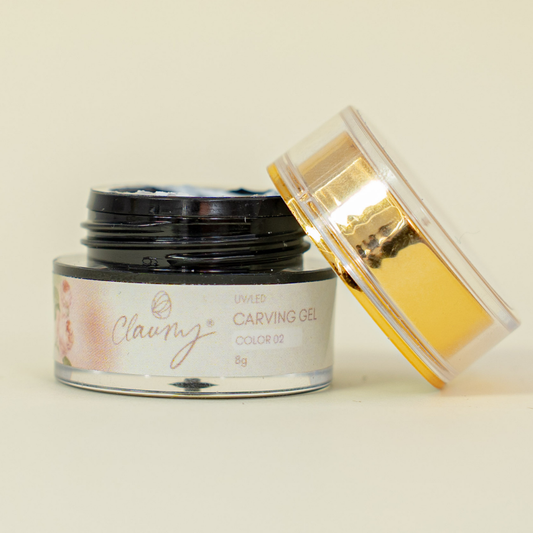Carving Gel Claumy - Color 01 (Blanco)