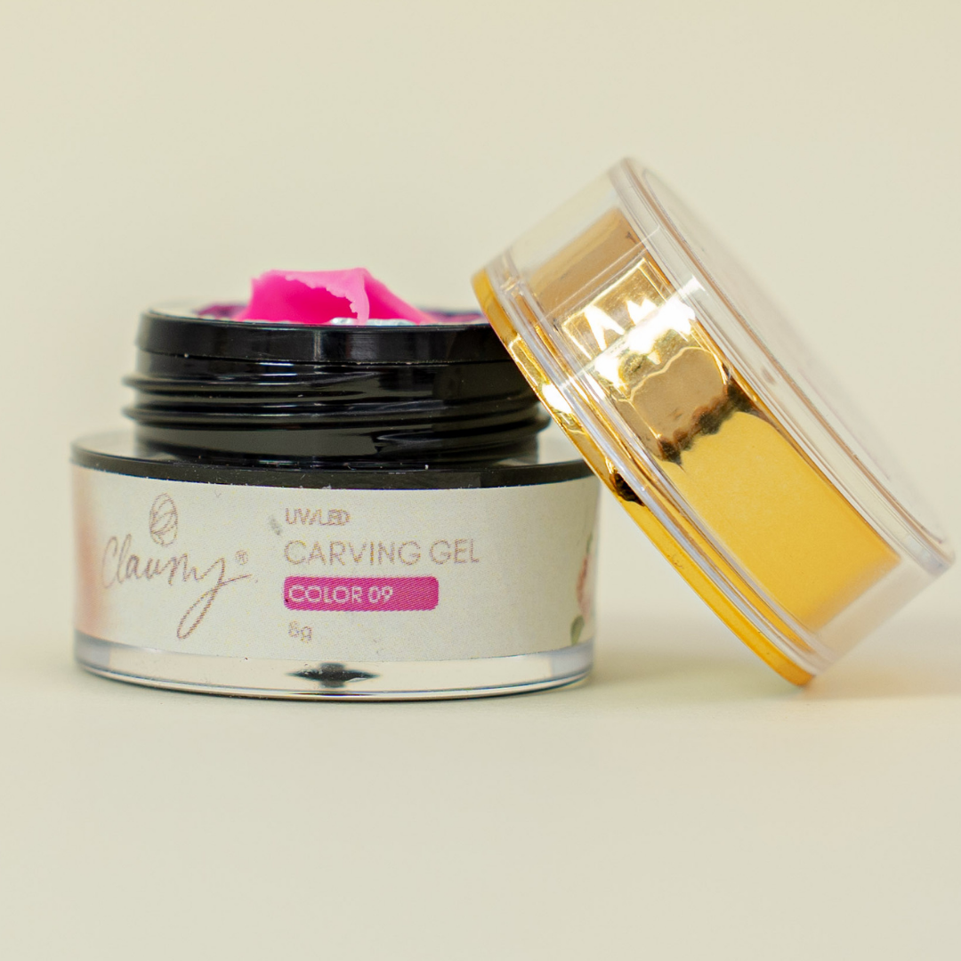 Carving Gel Claumy - Color 09 (Rosa Intenso)