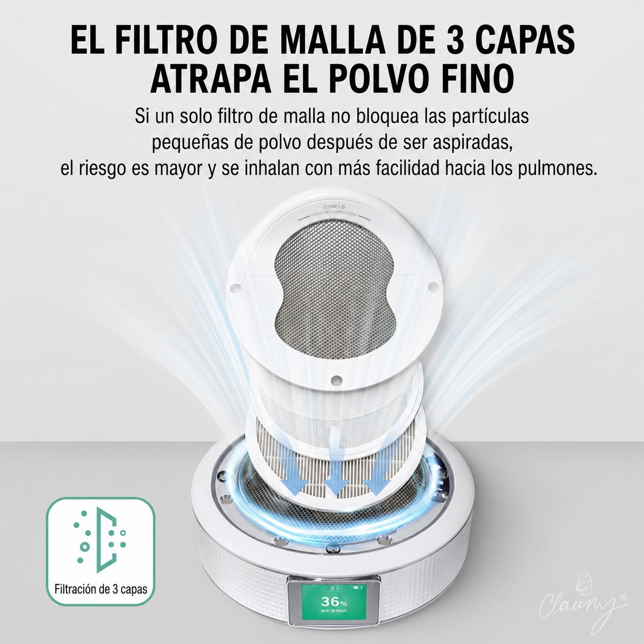 Aspirador profesional para uñas O’Nail con pantalla inteligente