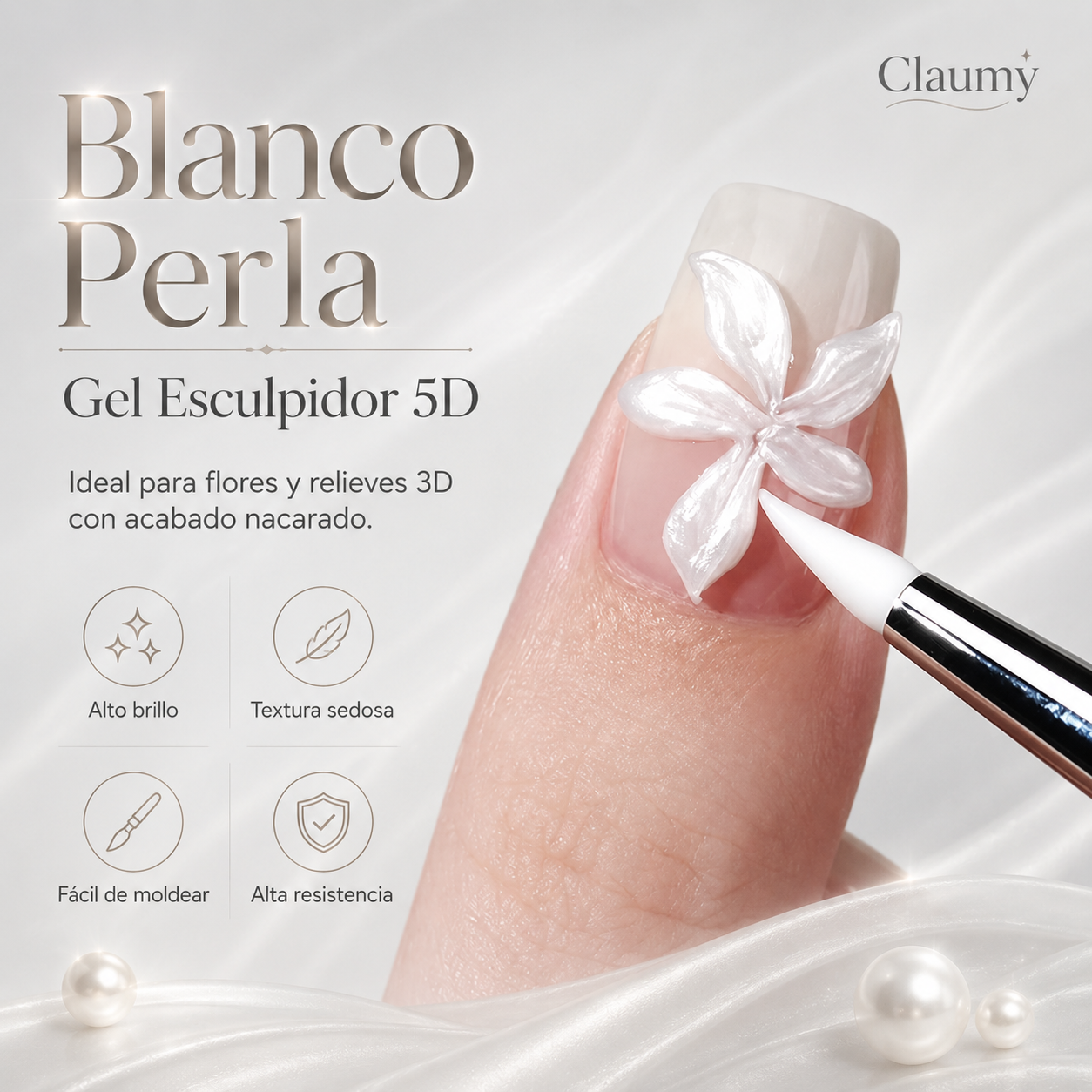 3D Carving Gel Claumy® — Silky Style | Gel de Escultura Profesional - Academia Claumy Velazquez