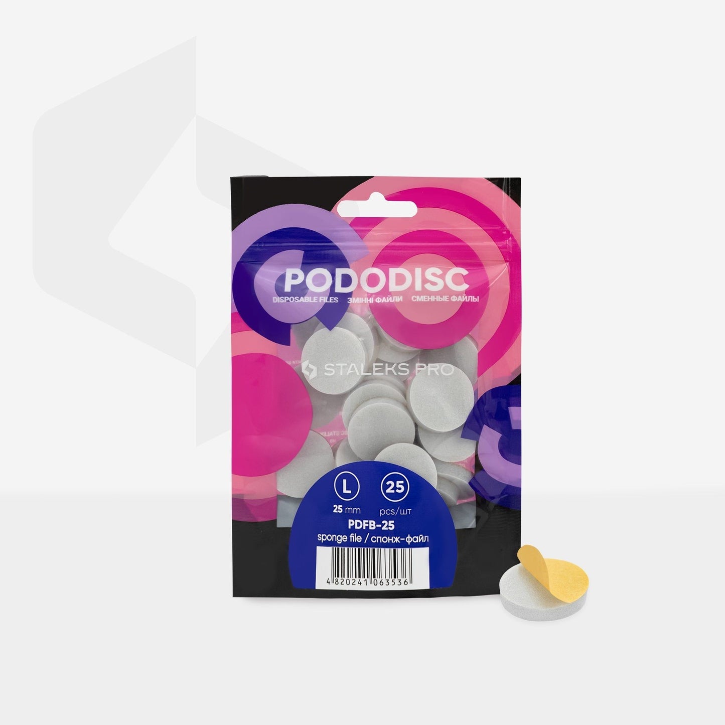 RECAMBIOS PARA PODODISC L- Esponja Pulidora  (25 UD)