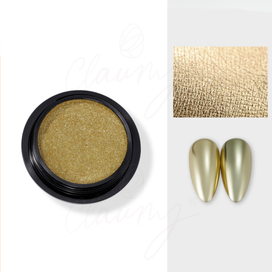 Mirror Chrome MC0120 – Pigmento Efecto Espejo Oro Champagne Profesional