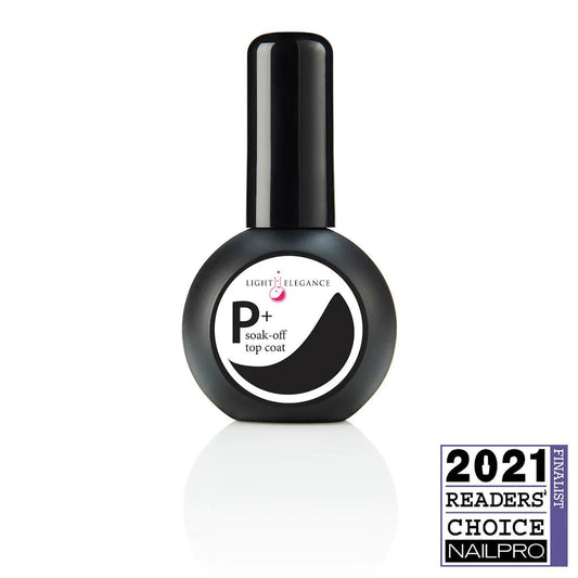 White Smoke P+ Soak-off Top Coat - Top Coat 15 ml