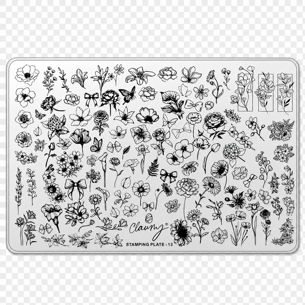 Placas de stamping reutilizables con grabado profesional 🧩 Claumy® Stamping Plates Precision - Academia Claumy Velazquez