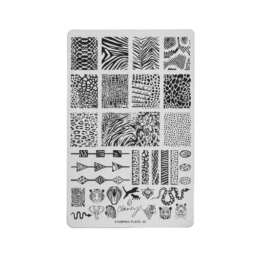 Placas de stamping reutilizables con grabado profesional 🧩 Claumy® Stamping Plates Precision