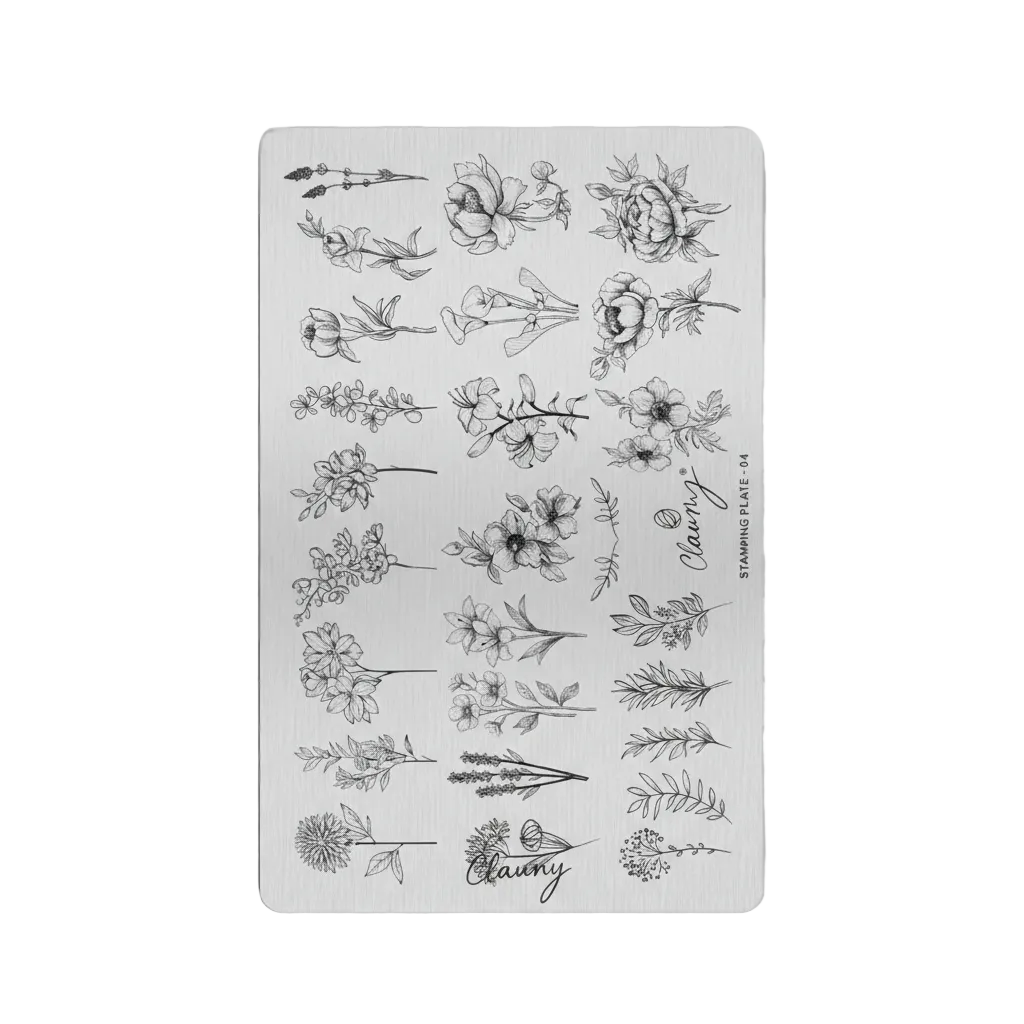 Placas de stamping reutilizables con grabado profesional 🧩 Claumy® Stamping Plates Precision - Academia Claumy Velazquez