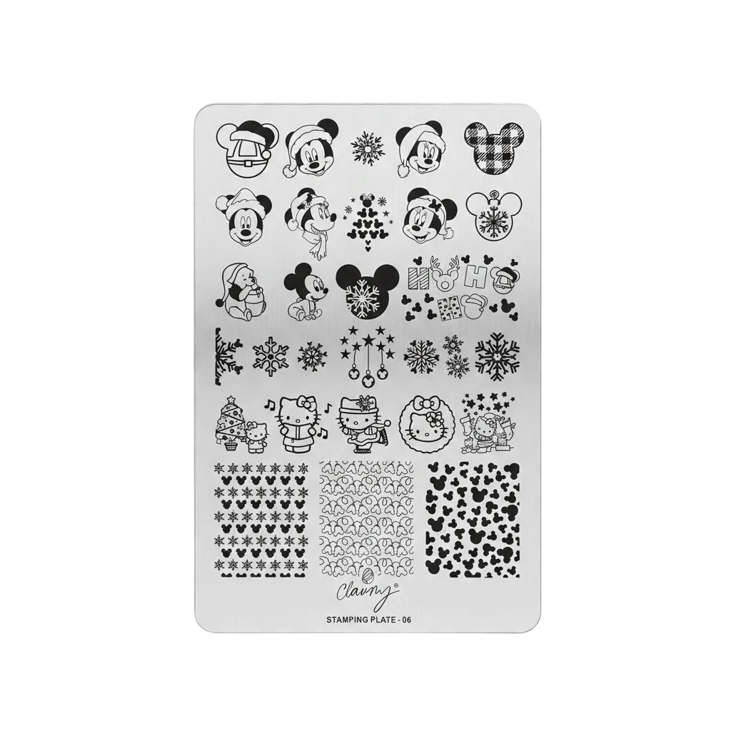 Placas de stamping reutilizables con grabado profesional 🧩 Claumy® Stamping Plates Precision