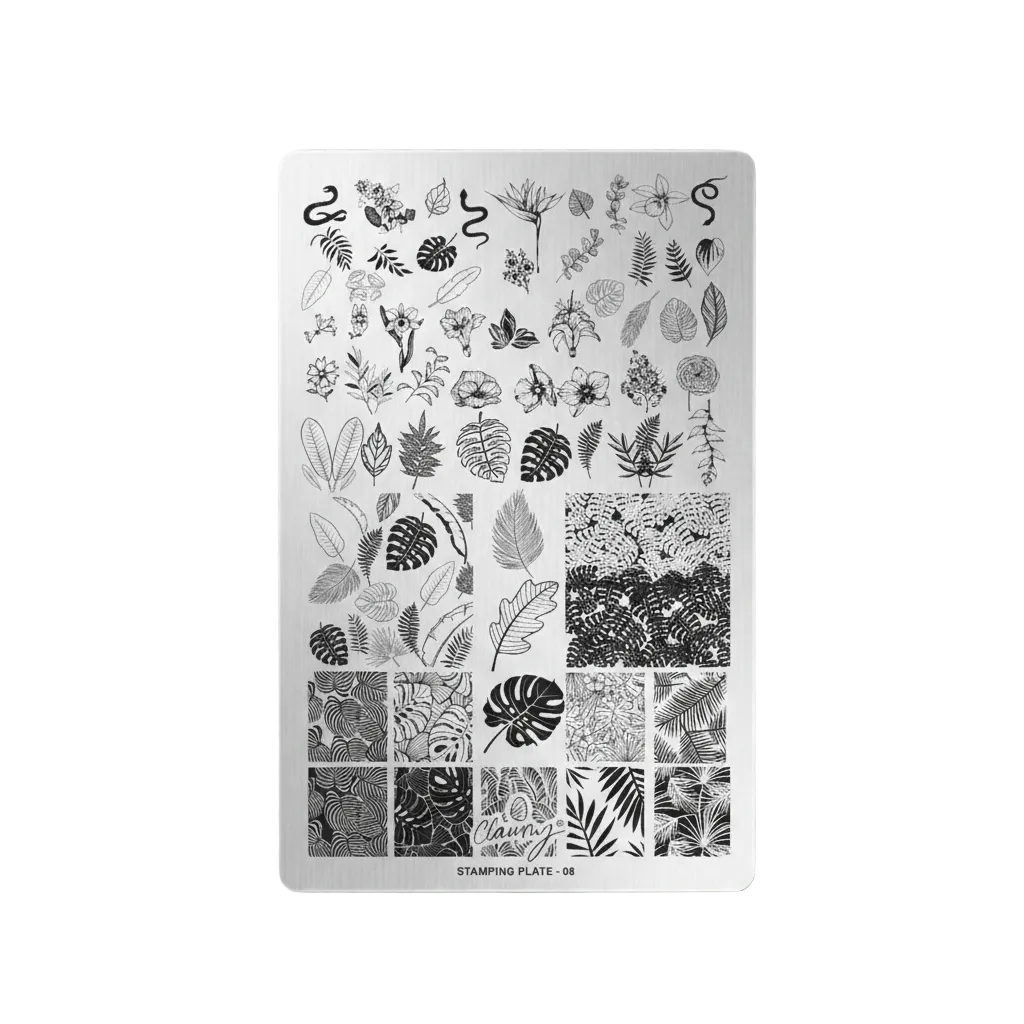 Placas de stamping reutilizables con grabado profesional 🧩 Claumy® Stamping Plates Precision