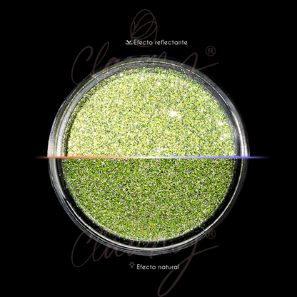🌟 Micro Purpurina Reflective Power Lime Flash RF0201