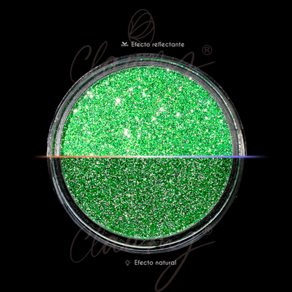 🌟 Micro Purpurina Reflective Power Emerald Flash RF0202