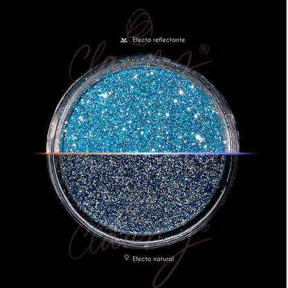 🌟 Micro Purpurina Reflective Power Sapphire Flash RF0204