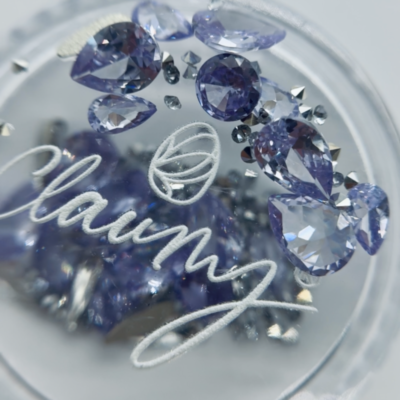 Claumy®️ Set Cristalli per la Decorazione delle Unghie - Fiore di Cristallo